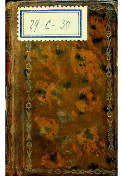 Thomae a Kempis Canonici Reagularis Ordinis Sancti Augustins de Imitatione Christi 1805 r. MINIATURA