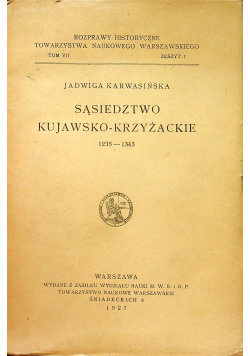 Sąsiedztwo Kujawsko - Krzyżackie 1927 r.
