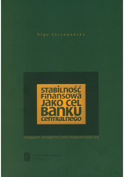 Stabilność finasowa jako cel banku centralnego