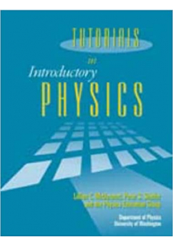 Tutorials in introductory physics