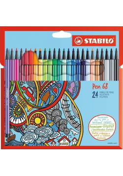 Flamastry Pen 68 30 kolorów STABILO