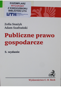 Publiczne prawo gospodarcze