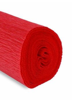 Krepina 50x250cm 180g czerwona