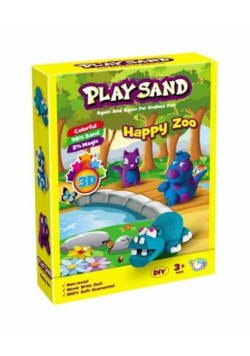 Piasek 3D sensoryczny zwierzęta