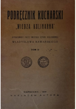 Podręcznik kucharski 1931 r.