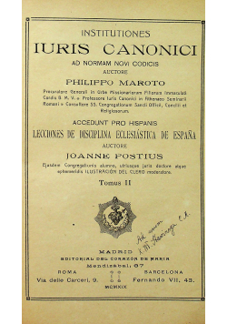 Institutiones iuris canonici 1919 r