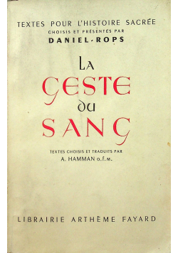 La geste du sang