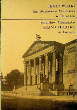 Teatr Wielki Im Stanisława Moniuszki w Poznaniu