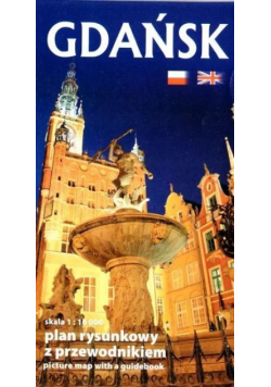Plan kieszonkowy rys. - Gdańsk w.pol-ang 1:16 000