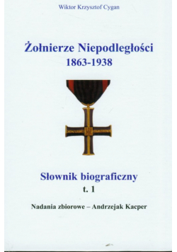 Żołnierze niepodległości 1863-1938 t.1