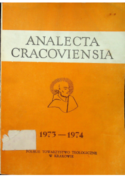 Analecta Cracoviensia 1973 - 1974