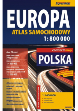 Europa atlas samochodowy 1:800 000