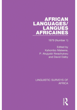 African Languages/Langues Africaines
