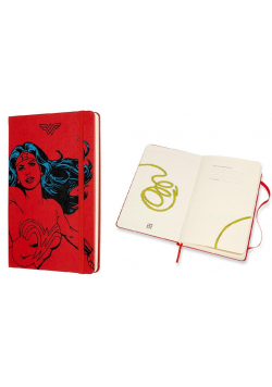 Notes linie L Wonder Women czerwony MOLESKINE