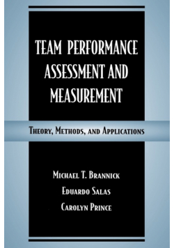 Team Performance Assessment and Measurement