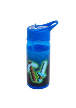 Bidon z rurką Aqua Pure Blue Pixel