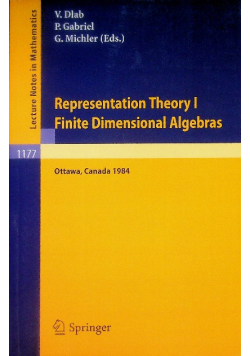 Representation Theory I. Finite Dimensional Algebras