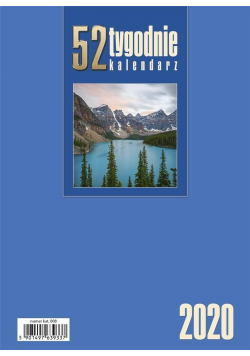 Kalendarz 2020 Biurkowy - 52T niebieski CRUX