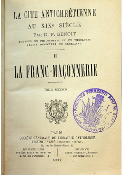 La cite antichretienne 1886 r