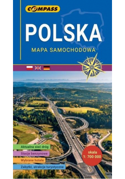 Mapa samochodowa - Polska 1:700 000 w.2020