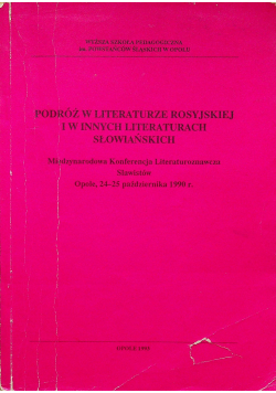 Podróż w literaturze rosyjskiej i w innych literaturach słowiańskich