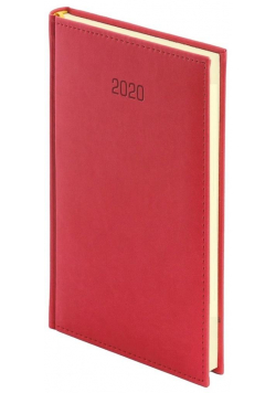 Kalendarz 2020 A6 Tygodniowy Vivella Czerwony