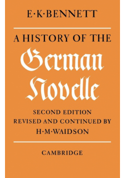A History of the German Novelle