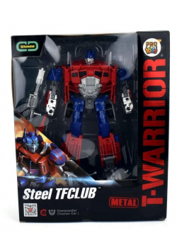 Robot T-Warrior metal czerwony
