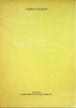 Ochrona przyrody i krajobrazu