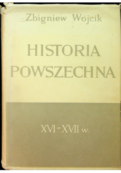 Historia powszechna XVI XVII
