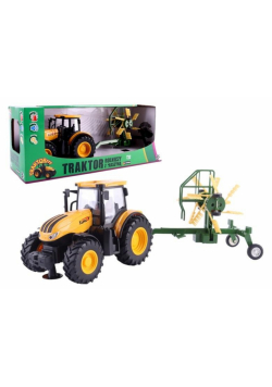 Traktor rolniczy ze zgrabiarką