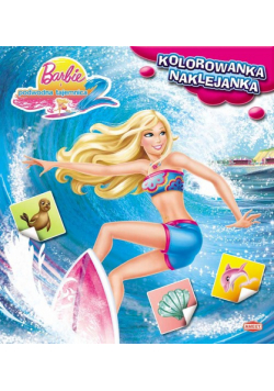 Barbie i podwodna tajemnica 2 Kolorowanka naklejanka