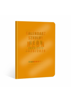 Kalendarz szkolny neon 2025/2026