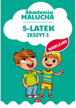 Akademia malucha 5-latek Zeszyt 3