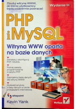 PHP i MySQL Witryna WWW oparta na bazie danych