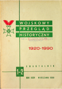 Wojskowy przegląd historyczny 1920 1990