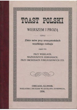 Toast Polski wierszem i prozą