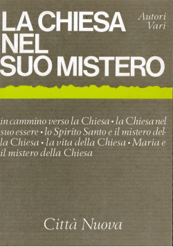 La chiesa nel suo mistero