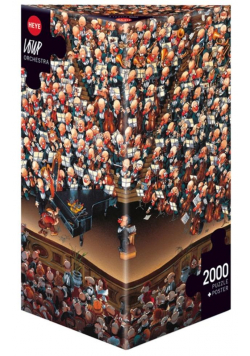Puzzle 2000 Szalona orkiestra, Loup Puzzle+plakat