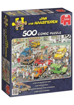 Puzzle 500 Haasteren Malowanie samochodów G3