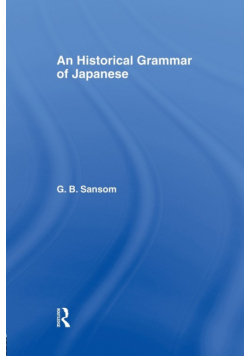 Historical Grammar of Japanese