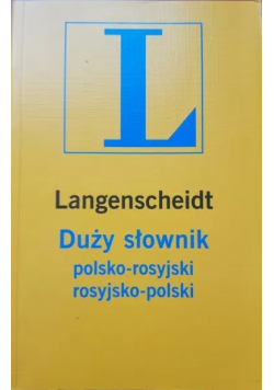 Duży słownik polsko rosyjski rosyjsko polski Langenscheidt