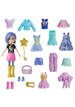 Polly Pocket Lalka + ubranka asortyment HKV93