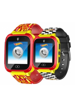 Smartwatch dla dziecka z połączeniami głosowymi KiDiZ Hot Wheels