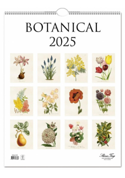 Kalendarz 2025 ścienny Botanika rośliny natura