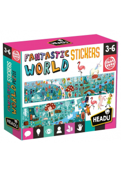 Puzzle Fantastyczny Świat z naklejkami HEADU