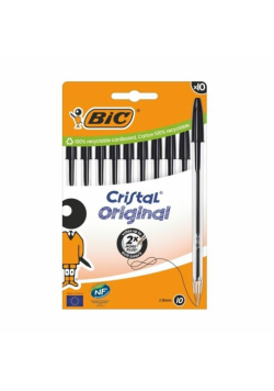 Długopis Cristal Original 10szt czarny BIC