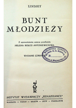 Bunt młodzieży 1930 r