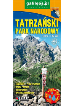 Mapa - Tatrzański Park Narodowy