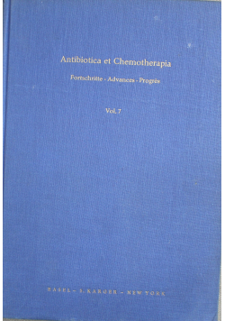 Antibiotica et Chemotherapia Vol 7
